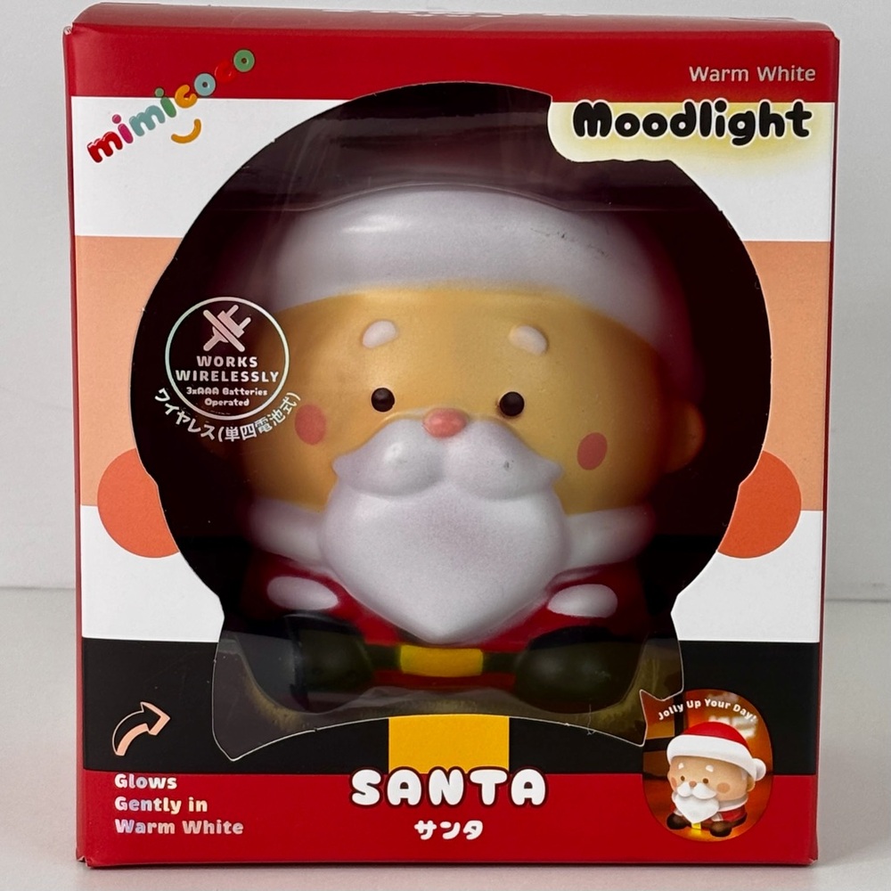 Mimicoco Moodlight Santa Warm Light Nightlight - NEW IN BOX